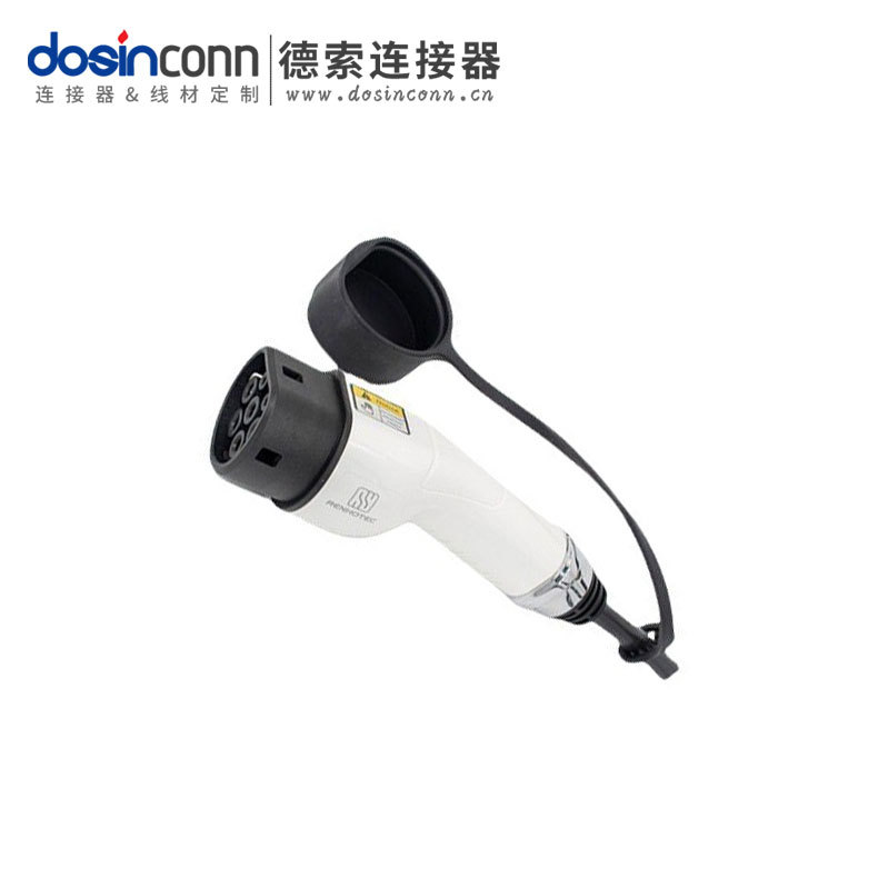 厂家供应新能源欧标交流充电枪电动汽车三相16A车端枪头