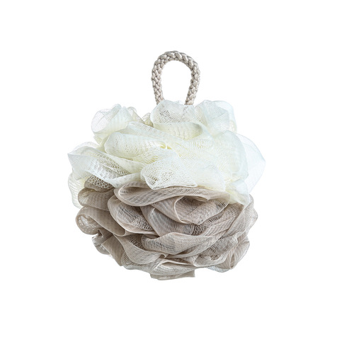 T adult bath ball, two-color splicing foaming net wholesale, elegant large bath towel, bath towel, bath towel