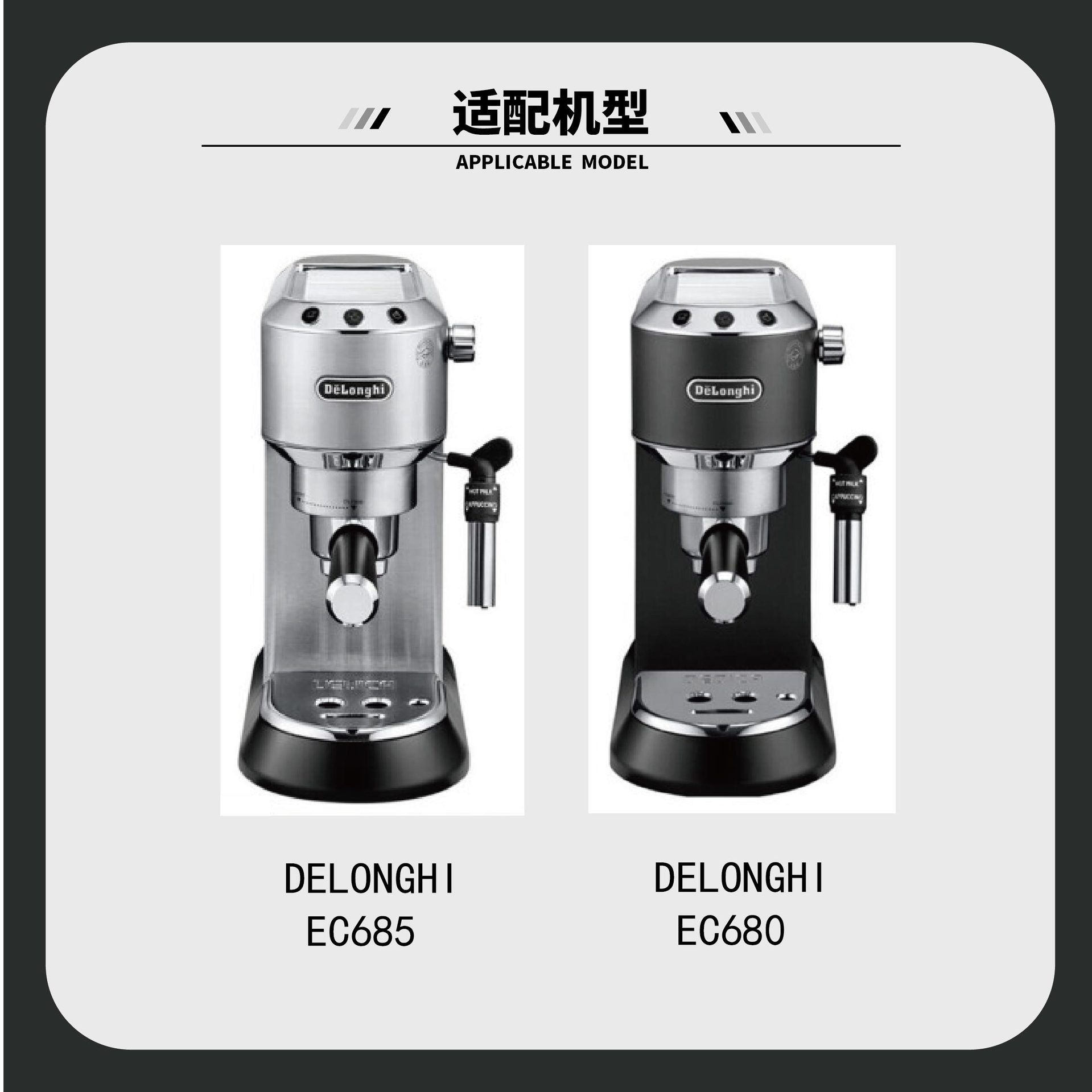 Mango de café con empuñadura de madera, portafiltro sin fondo 51 mm