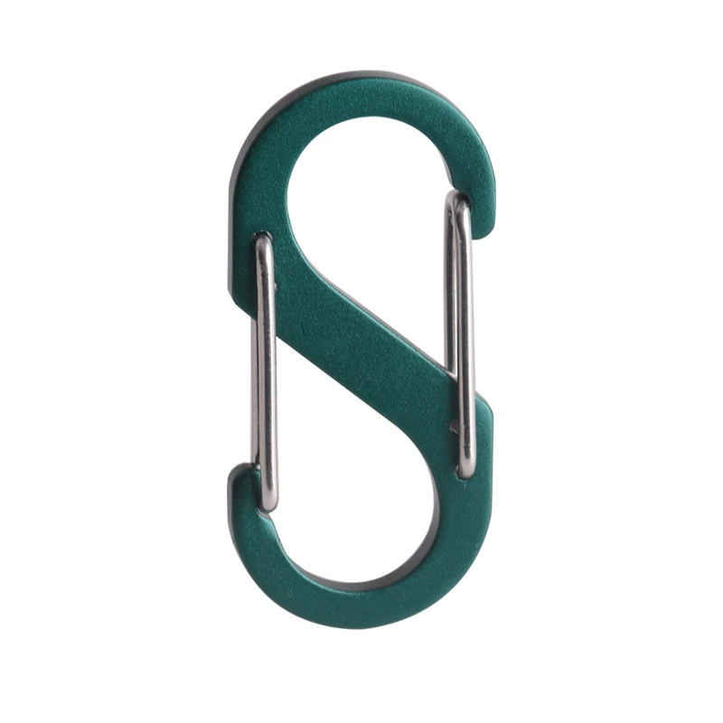 Bidirectional wire spring 8-character hook carousel buckle из алюминиевого сплава S-образной формы GeneTac No. 2