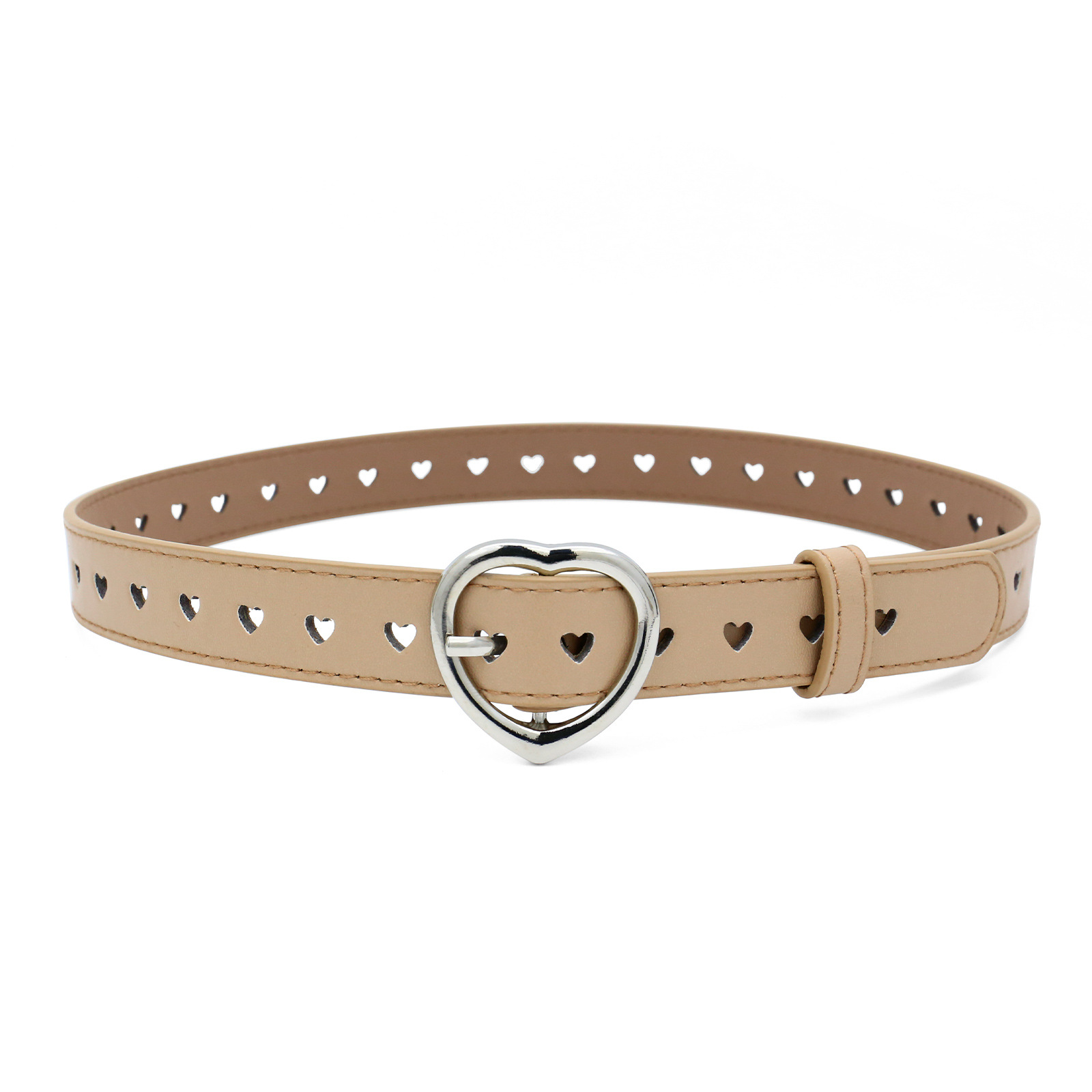 Pantalones vaqueros punk de la muchacha de la Navidad del estudiante de la correa del punk de los niños del Amazonas con el cinturón hueco en forma de corazón femenino del amor