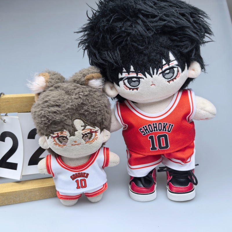 도매 재고 10cm 인형 20cm 면 인형 슬램 덩크 저지 사쿠라기 하나다오 루카와 메이플 저지