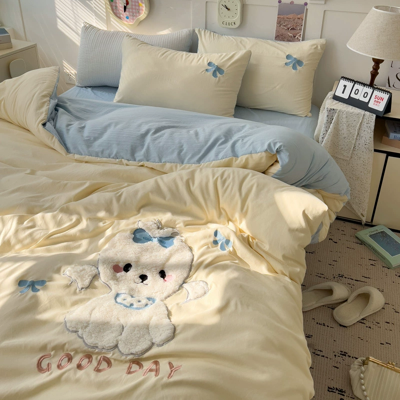 Patch, set, duvet cover, sheet for students, 4 piece set, 3 piece set