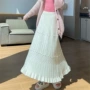 手工秋冬法式显瘦半身裙