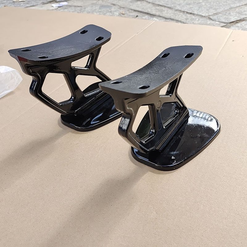 General car non-perforated rear wing modification parts two three-compartment high rear wing fixed wind wing GT racing wing trunk decoration