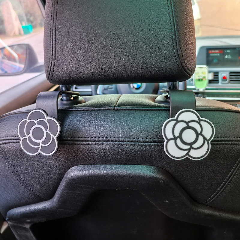 Gancho para coche, respaldo del asiento interior del coche, asiento trasero multifuncional creativo, interior del coche, dibujos animados, suministros lindos, almacenamiento