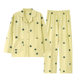 Pajamas Women's Spring and Summer 2024 New Style Cool Cotton Women's Outwear Home Clothes suit Imitation Cotton Summer and Autumn Long Sleeve