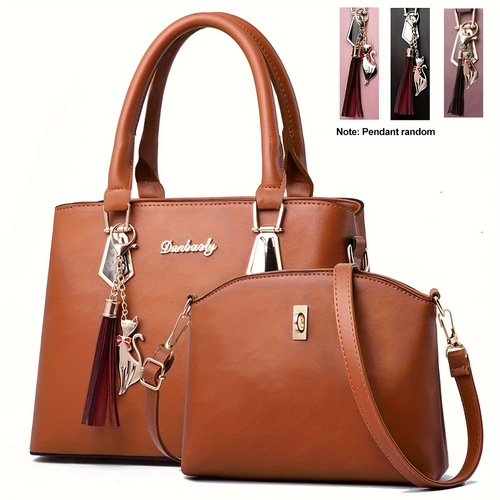Ladies Large Capacity Handbag 2025 New Fashion Women's Bag Mother Bag Versatile Shoulder and Crossbody Bag