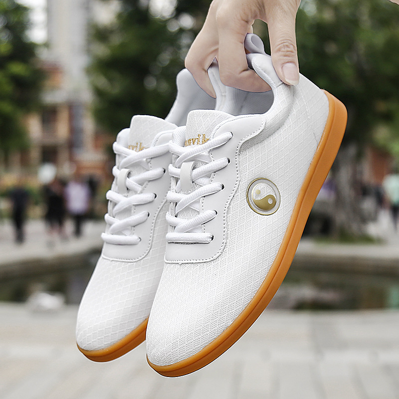 批发太极鞋布鞋牛筋底春季软皮太极拳功夫武术鞋练功鞋运动男女