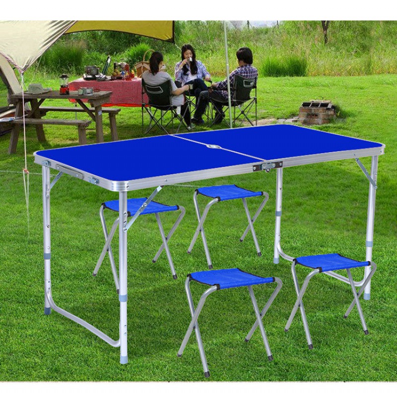 Stall Folding table outdoors Portable Night market Stall up simple and easy Exhibition aluminium alloy Foldable Table