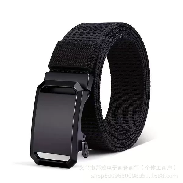 [Square Buckle] - Black