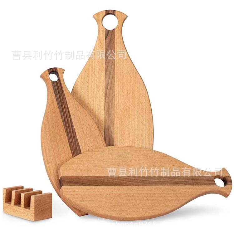 榉木木砧板 切菜板面包板寿司水果板托盘烘焙披萨板点心盘