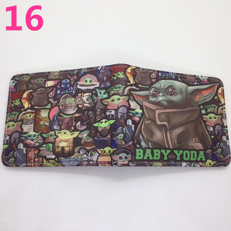Baby Yoda maestro corto billetera Star Wars estudiante Monedero