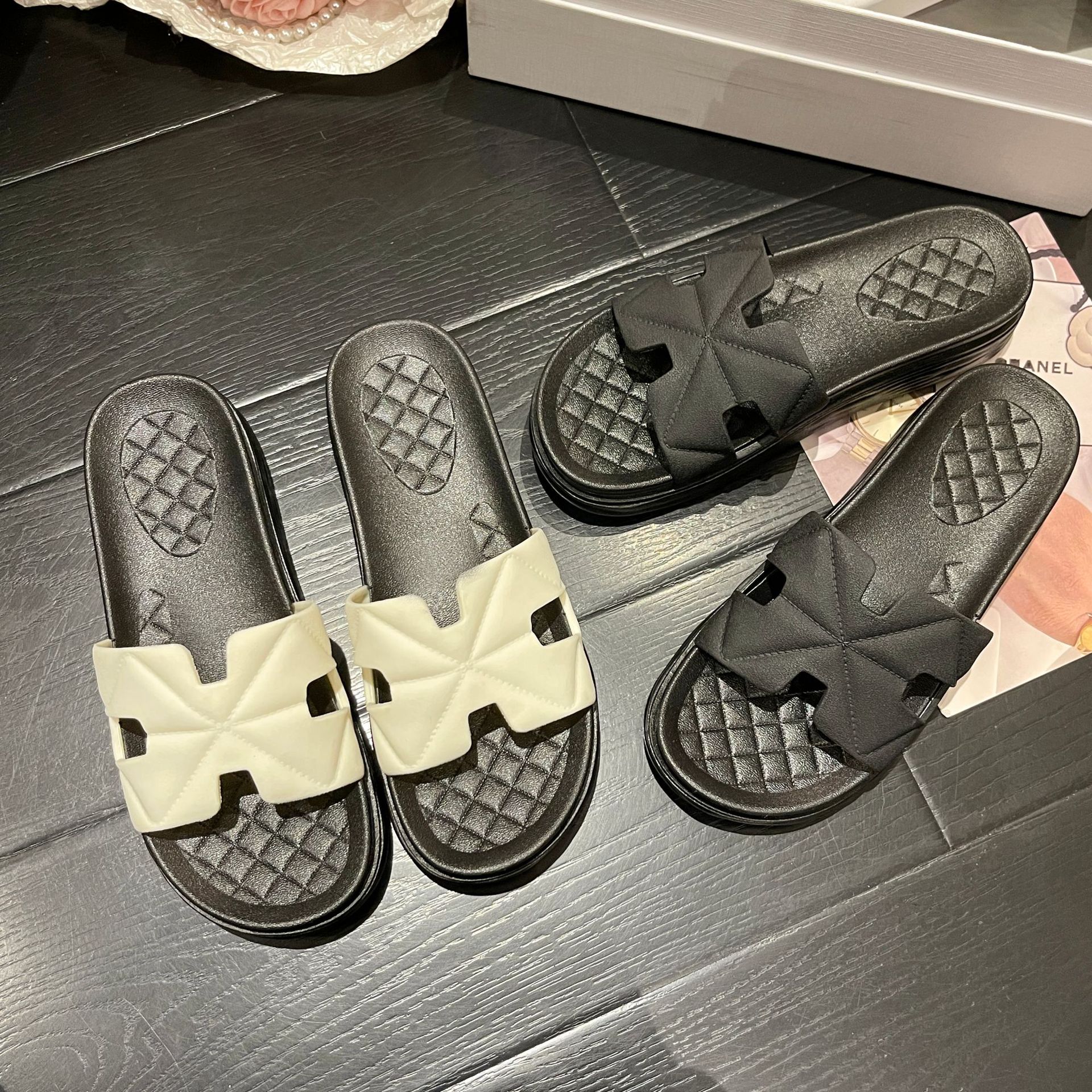 Damen Freizeitschuhe Strandpantoletten Mit Dicker Sohle Sommer_voghion.com