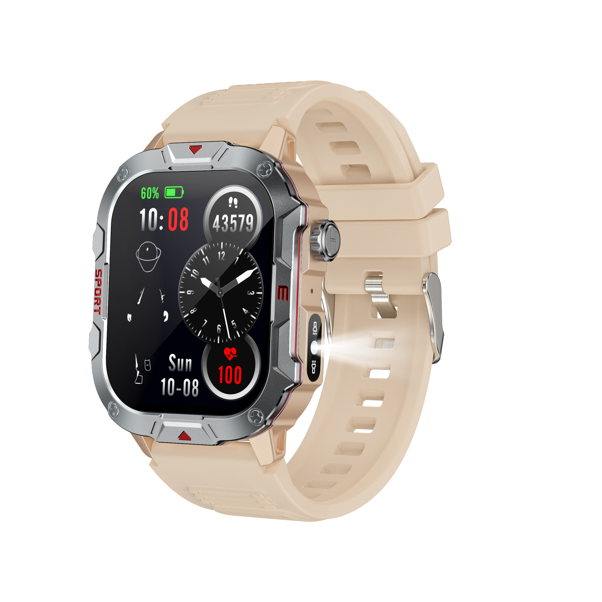 C40Pro-진정한 심박수, 진정한 걸음 수 계산(골드)