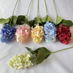宝塔のアジサイのシミュレーションの花の小売の単一の家庭の結婚祝いの装飾の道具の結婚式は造花の乾いた花を配置します。
