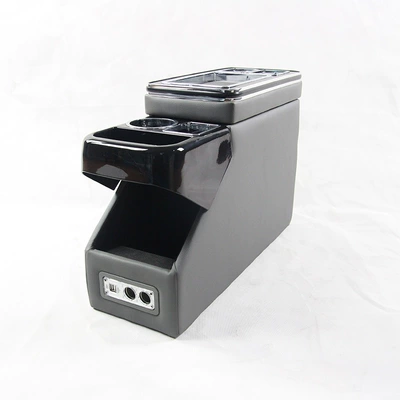 armrest box, Armrest box - upgraded-model-with-usb-gray