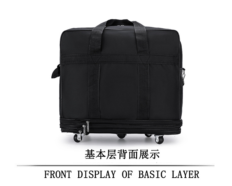 Large capacity portable Oxford fabric luggage travel bag 158 mobile air-controlled bag waterproof