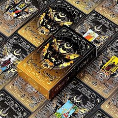 Tarot韦斯特经典高颜值78张塔桌罗新款原创学习塔牌黑色蝴蝶卡牌