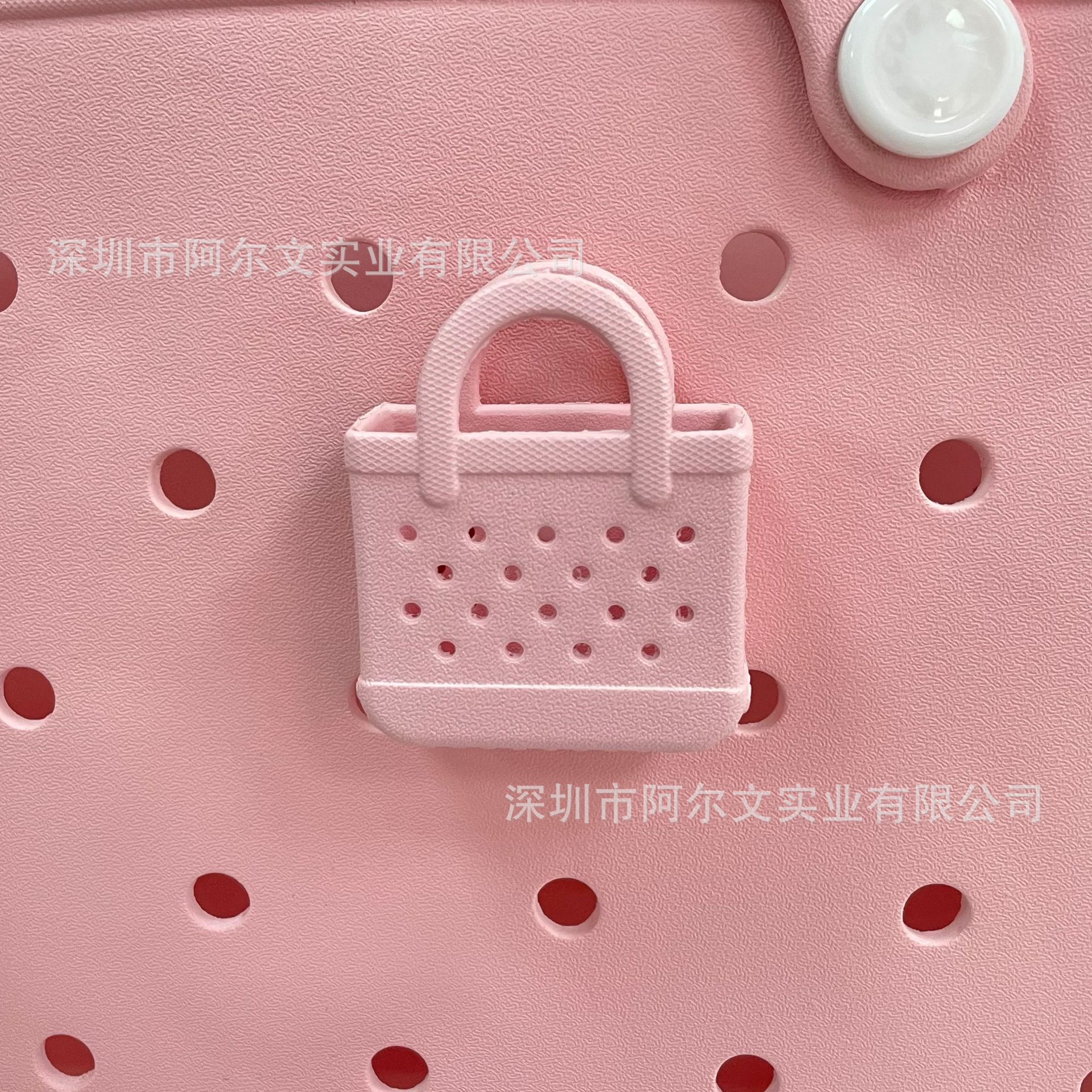 핑크 미니 백 펜던트