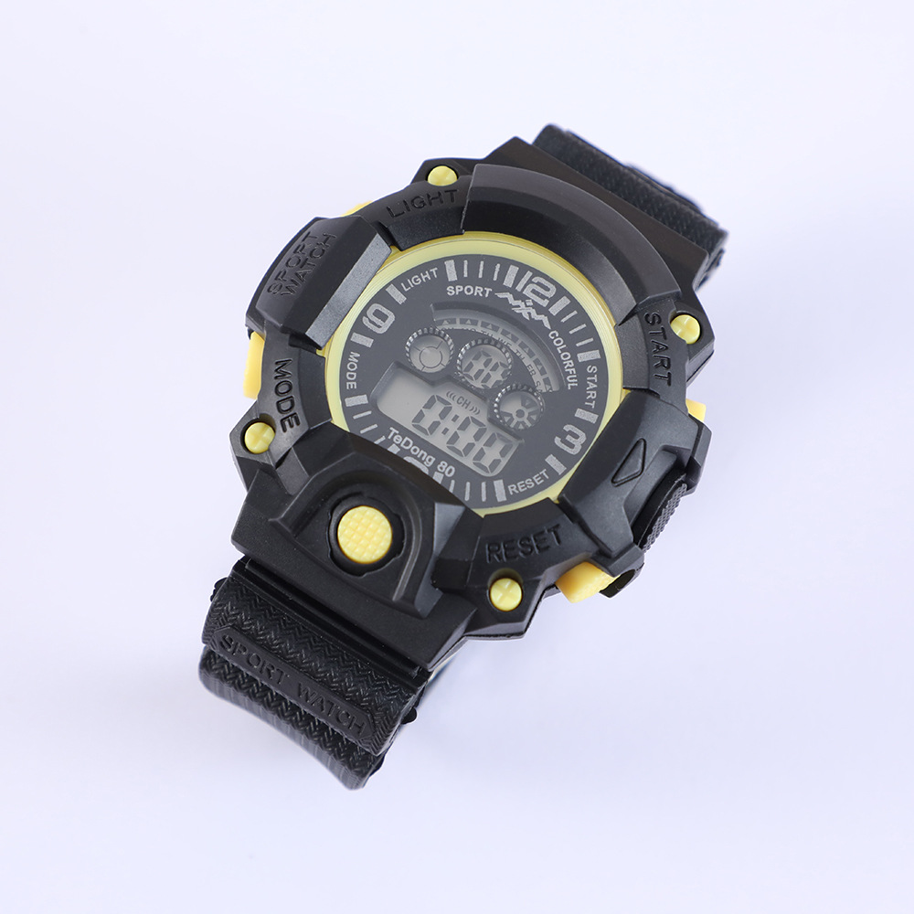 Reloj electrónico multifuncional estudiante deportes escuela primaria y secundaria reloj electrónico para hombres y mujeres reloj para hombres examen luminoso especial