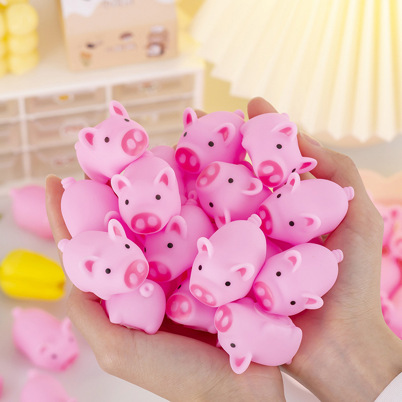 発散型おもちゃ ピンクの可愛い豚型ニーニャーおもちゃ ストレス解消 面白いニーニャーおもちゃ|undefined