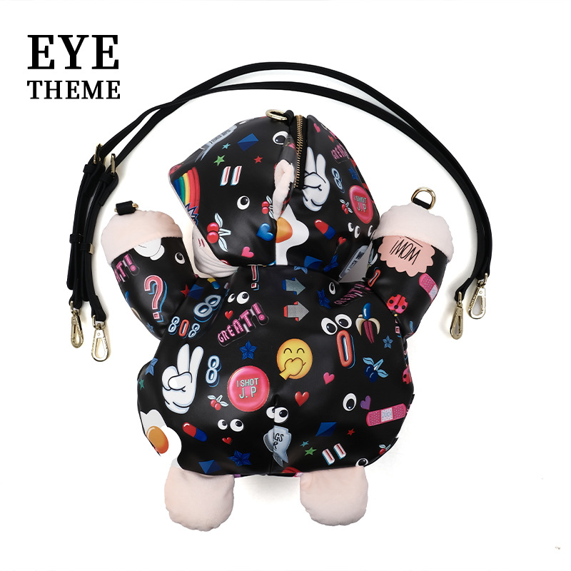 2025 nueva muñeca abrazar oso lindo mochila muñeca decoración tendencia nueva personalidad muñeca 2763 #