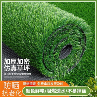 Simulated Lawn Carpet Paving Roof Insulation Roof Sound Insulation Balcony Kindergarten Floor Mat Yard Floor Mat Courtyard Decoration