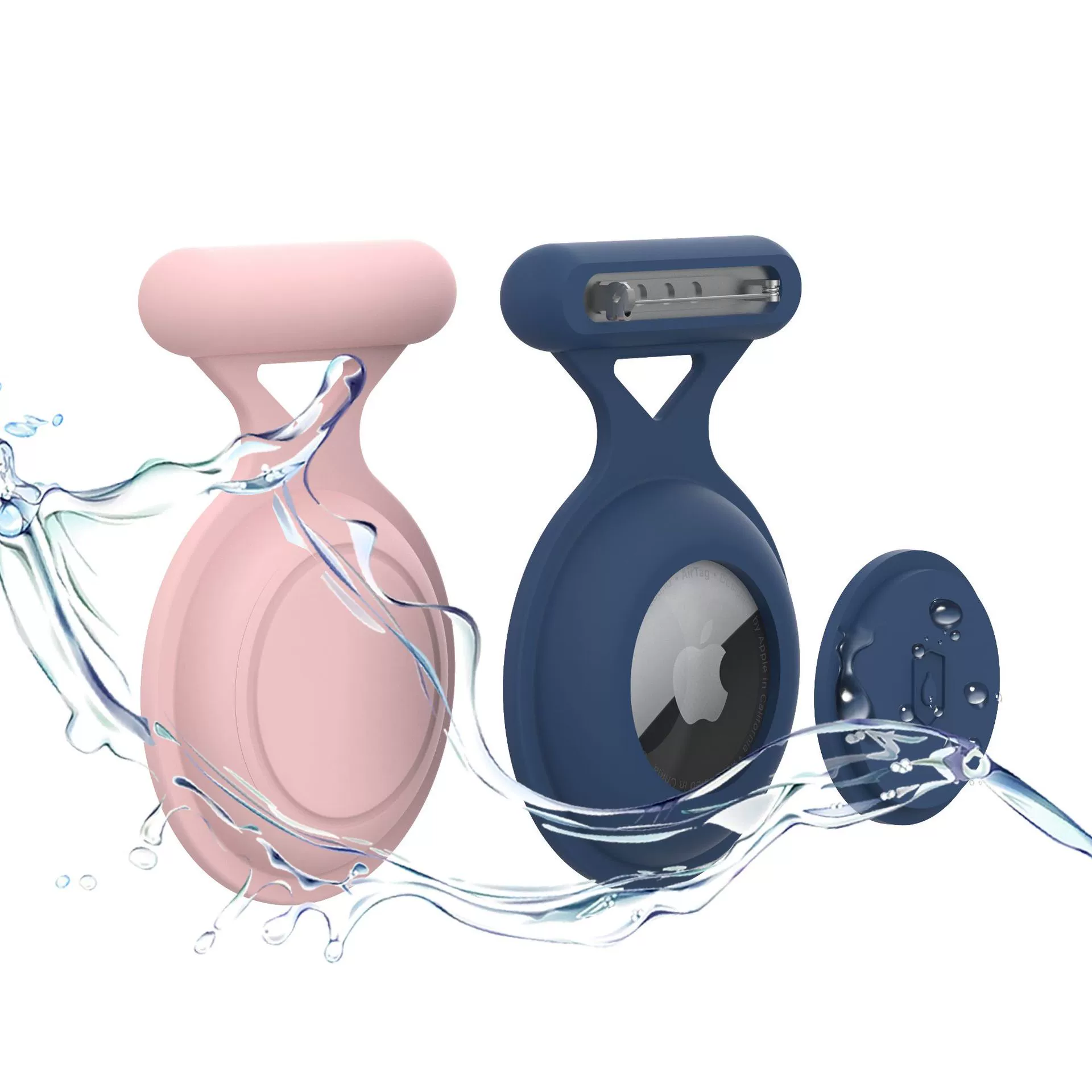 Применимо Airtag защитный чехол Apple Airtag булавка все включено водонепроницаемый анти-потери локатор броши защитный чехол