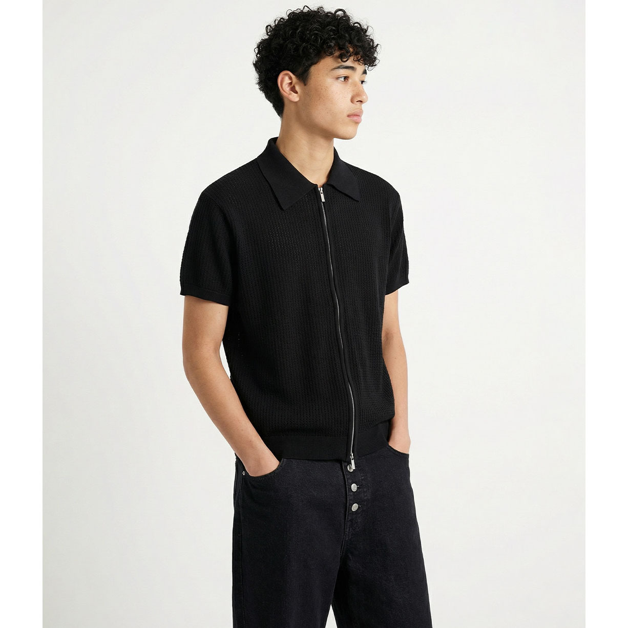 Camisas de polo de manga corta de estilo antiguo, camisetas de jersey de hombre con solapa, texturas de seda de hielo, camisetas de verano, fábrica transfronteriza al por mayor