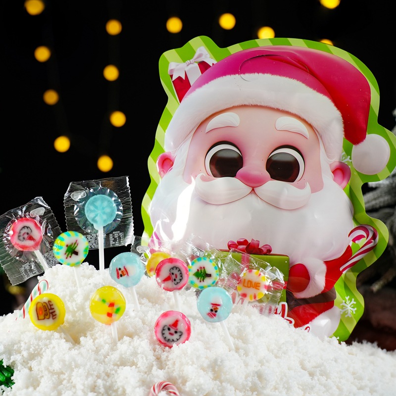 크리스마스 슬라이스 롤리팝 [50개입] 봉지