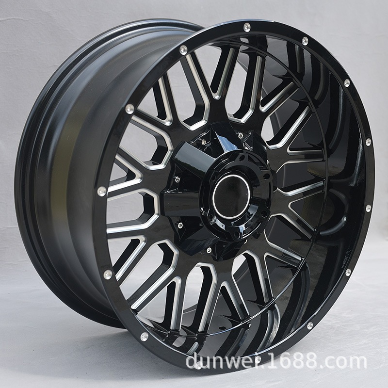 适用福特ranger猛禽F150霸道途乐长城炮20寸负值越野轮毂批发