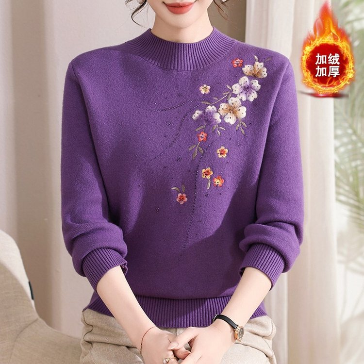 Fashionable Casual Women's Clothing, Mother's Clothing, Sweaters, Knitwear, Nanxi Phoenix Winter New Daily Commuting Style Fashionable Casual Women's Clothing, Mother's Clothing, Sweaters, Knitwear, Nanxi Phoenix Winter New Daily Commuting Style