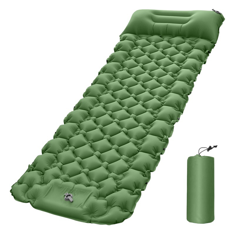 Colchoneta inflable, colchoneta impermeable para acampar, tienda de almacenamiento para viajes en coche, colchón inflable, ligero y portátil