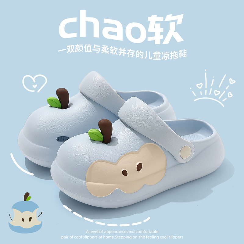 Apple Crocs レディース 夏 厚底 家庭用 室内用 滑り止め 両用サンダル 女性用 卸売|undefined
