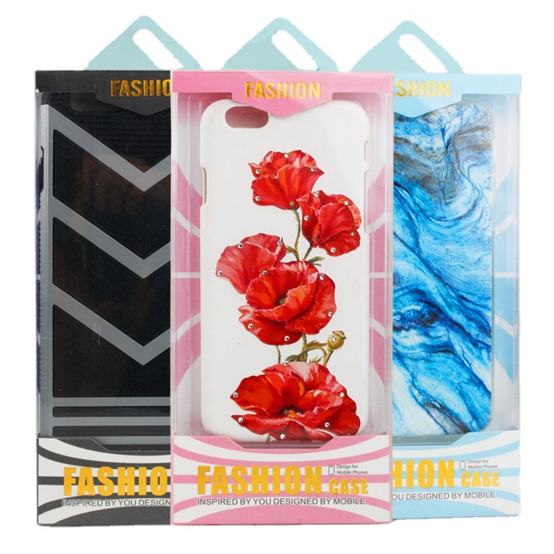 新款高端透明PVC手机壳包装盒  个性设计保护套优质包装盒 DJ-635