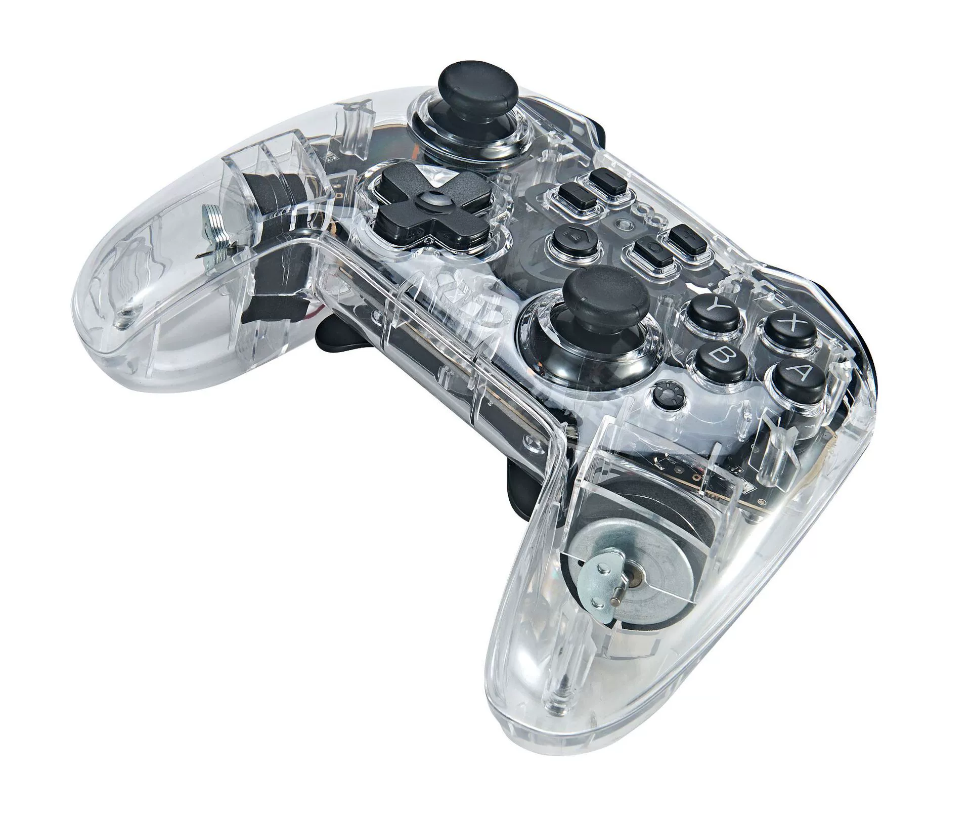 SwitchPro wireless Bluetooth gamepad with wake -up vibration macro programming function switch transparent handle