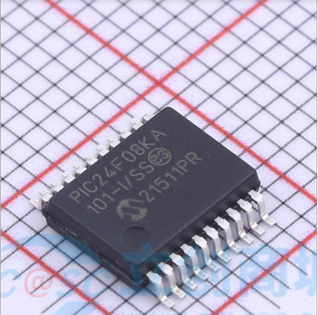 PIC24F08KA101T-I/SS 全新原装 IC MCU 16BIT 8KB FLASH 20SSOP