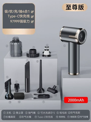Tozsoranlar, Vacuum Cleaner Car Home - wireless-supreme-model-2000-mah-storage-bag-2-filters-floor-brush