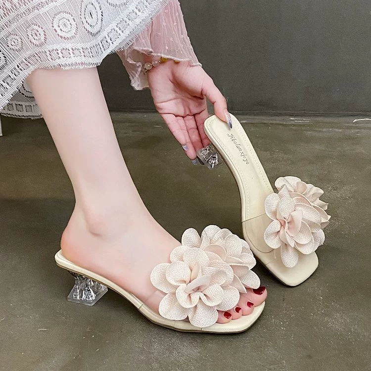 Женские летние босоножки на толстом каблуке в стиле феи, новые летние босоножки 2025 года, средний каблук