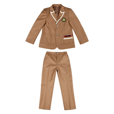 定制儿童校服小学生班服西装三件套幼儿园园服男童演讲主持摄影服
