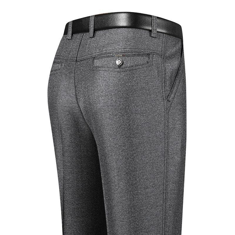 Dad pants autumn and winter suit pants middle-aged men's casual pants loose middle-aged and elderly men's pants spring and autumn and winter thick