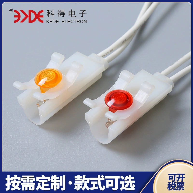 Производители поставляют световой индикатор K16A неоновый пластиковый индикатор оборудования бокового типа карты красный и желтый двухцветный индикатор