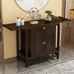 New Chinese Style Worship Table Solid Wood Entrance Cabinet Buddhist Niche Fragrance Case Home Modern Bodhisattva Worship Table Master's Table Buddha X & Bamboo X &
