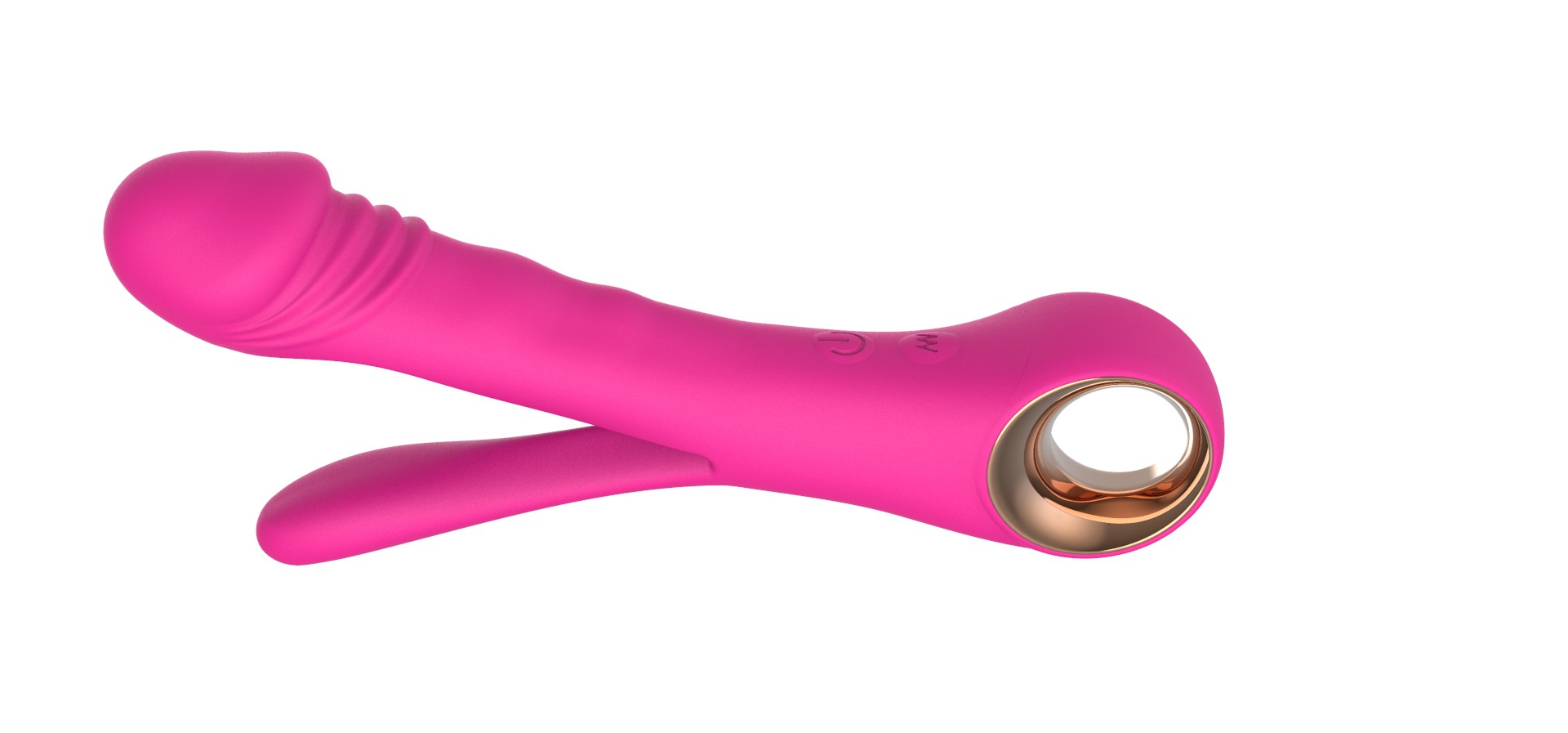 Weiblicher Dildo, gegabelter Stab, G-Punkt-Vibrationsstab mit Doppelkopf, AV-Massagestab, Masturbationsgerät für Erwachsene_voghion.com