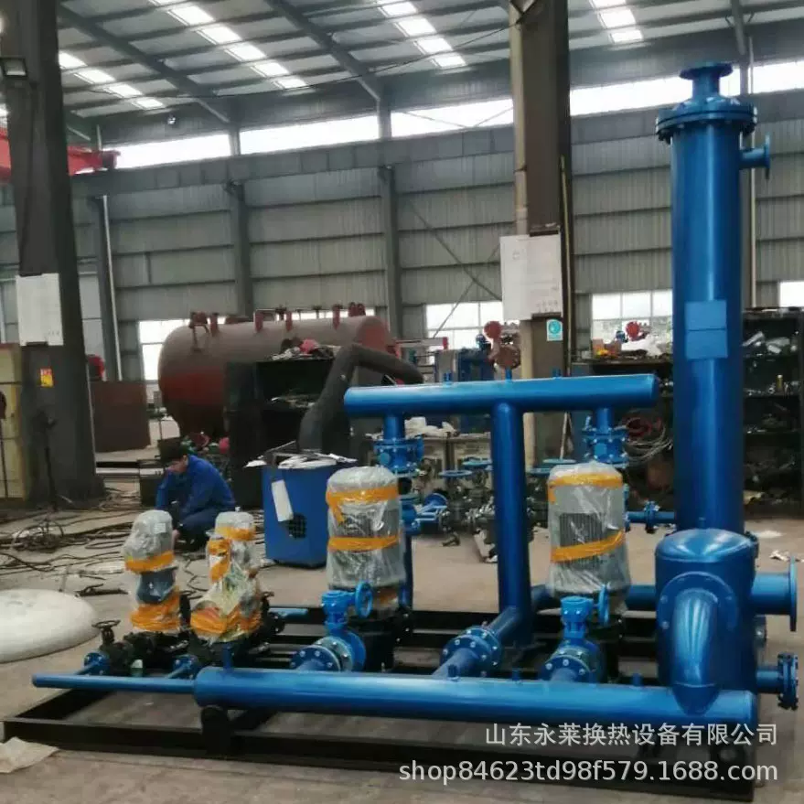 厂家生产汽水管壳式换热机组 浮动盘管汽水换热机组