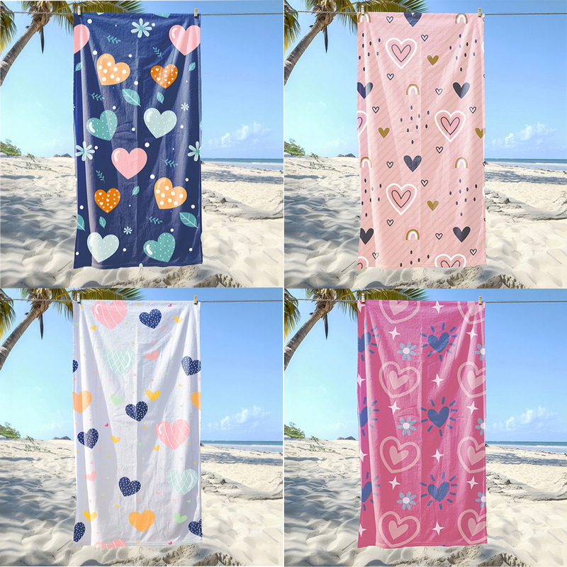 Jit Specializes in Cross-Border Tk Quick-Drying Water-Absorbent Beach Towels with Digital Printing, Extra-Large Adult Bath Towels Jit Specializes in Cross-Border Tk Quick-Drying Water-Absorbent Beach Towels with Digital Printing, Extra-Large Adult Bath Towels