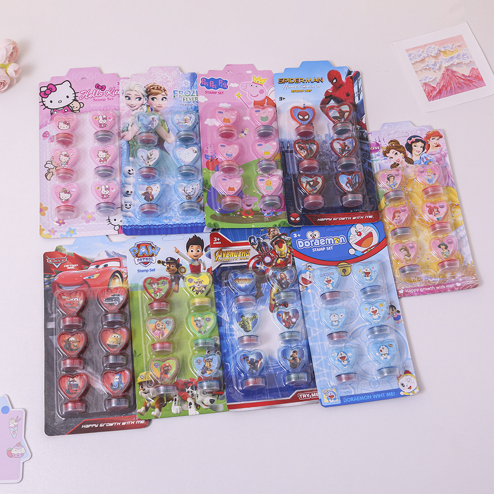 Children's cartoon creative seal for early age