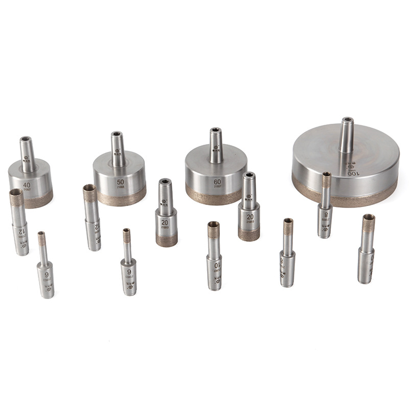 鑫劲龙厂家批发玻璃开孔器5-110mm陶瓷玉石翡翠开孔金刚石烧结钻