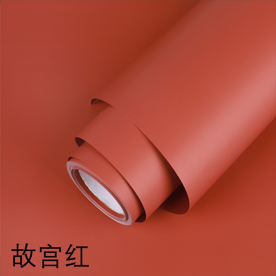 Material de embalaje floral 7.8s color sólido mate mate mate mañana niebla OPP rollo papel de embalaje de flores diy floristería papel de embalaje de ramo